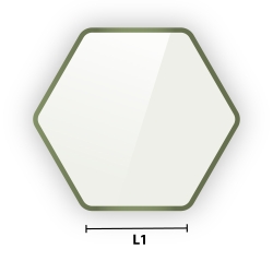 Verre classique Bords Polis