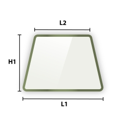 Verre classique Bords Polis