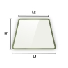 Verre trempé sur mesure