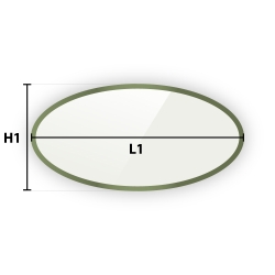 Verre à motifs Antique
