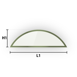 Verre trempé laqué sur mesure