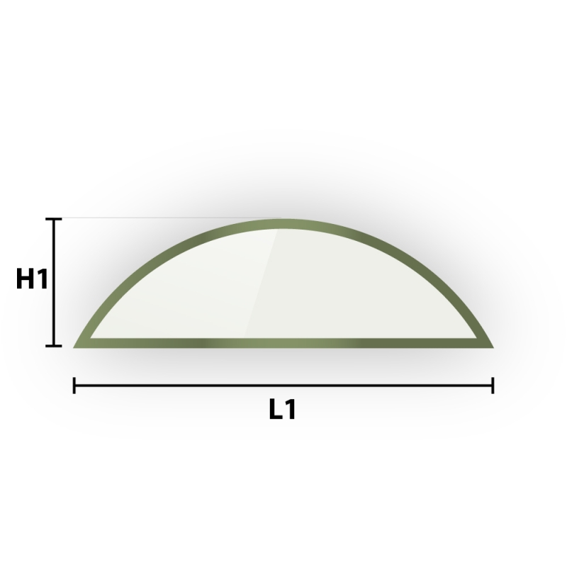 Verre trempé laqué sur mesure