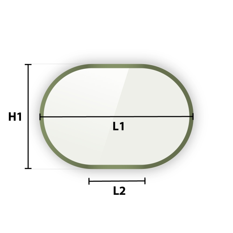 Verre trempé laqué sur mesure