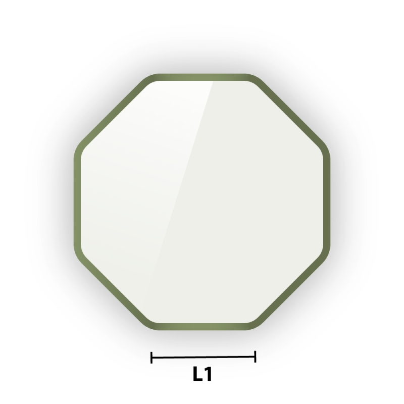 Verre trempé laqué sur mesure