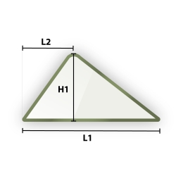 Verre trempé laqué sur mesure