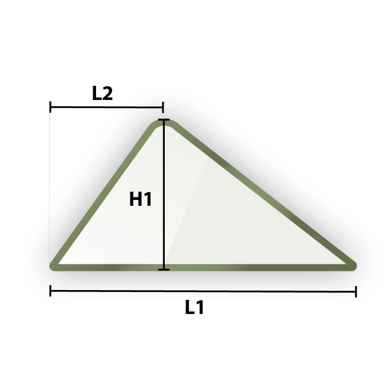 Verre trempé laqué sur mesure