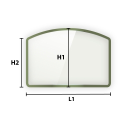 Verre trempé Bronze sur mesure