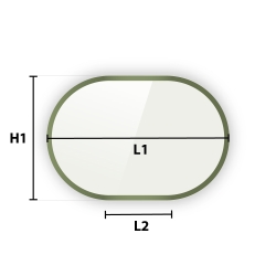 Verre fumé bronze sur mesure : vitrage trempé teinté noir