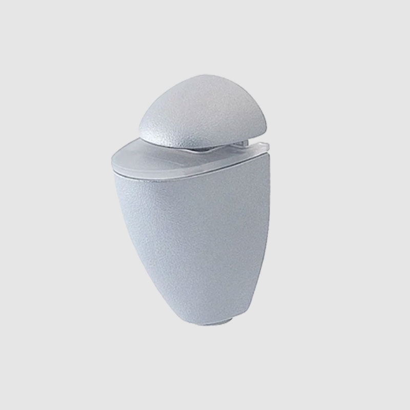 2 supports réglables pour tablette en verre ép: 4 à 18mm