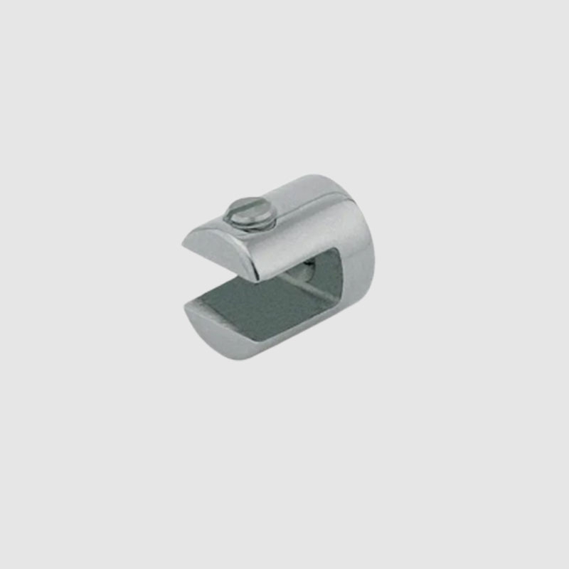Supports par 4 pour vitrine en verre ép. 6-8mm