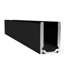 Profilé U alu pour paroi douche en verre de 6 à 12mm