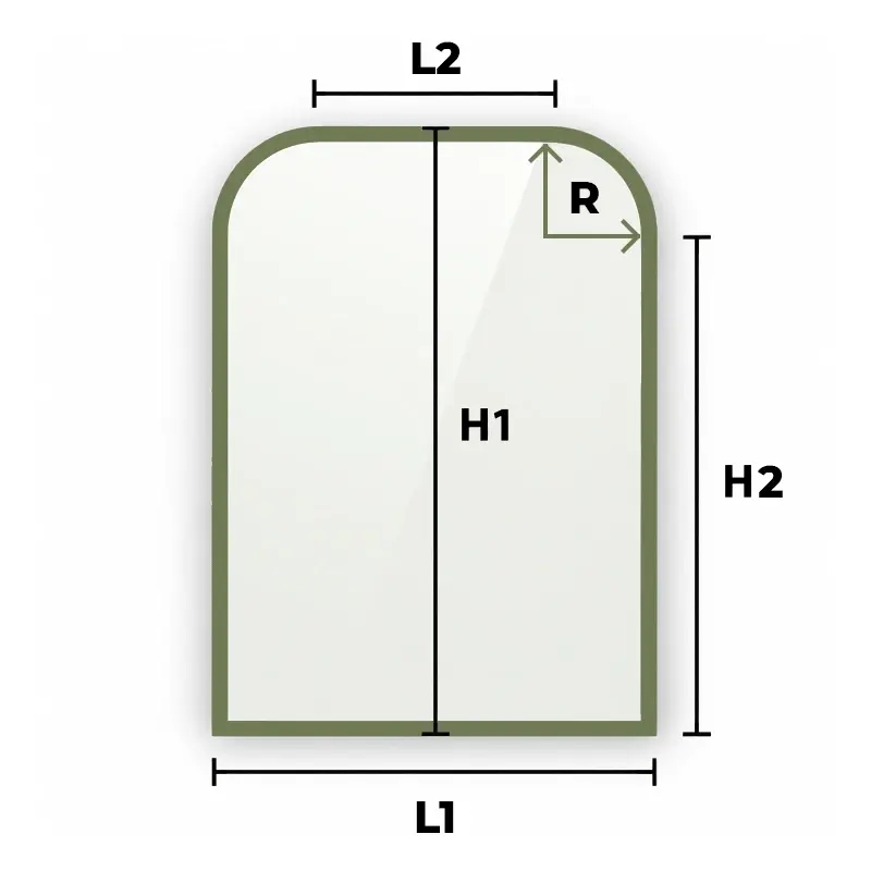 Verre vitrocéramique sur mesure