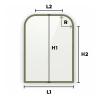 Verre vitrocéramique sur mesure