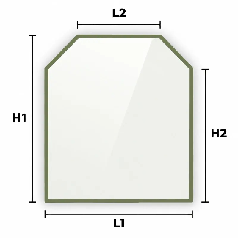 Verre vitrocéramique sur mesure
