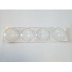 4 tampons antidérapants diamètre 10 mm pour plateau en verre