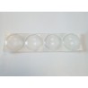 4 tampons antidérapants diamètre 10 mm pour plateau en verre